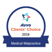 Avvo rating clients choice medical malpractice 2016 - Brink Hinson