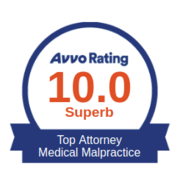 Avvo rating top attorney medical malpractice 10 - Brink Hinson